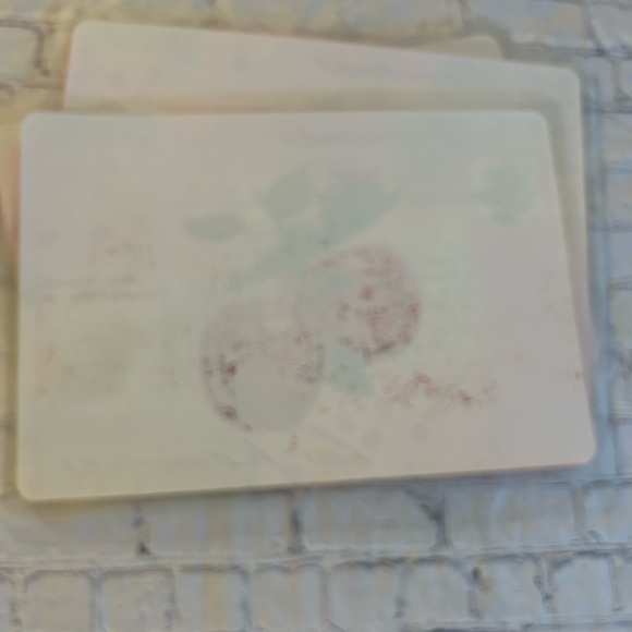 SET OF (4) PLASTIC APPLE THEMED PLACEMATS - Picture 6 of 7